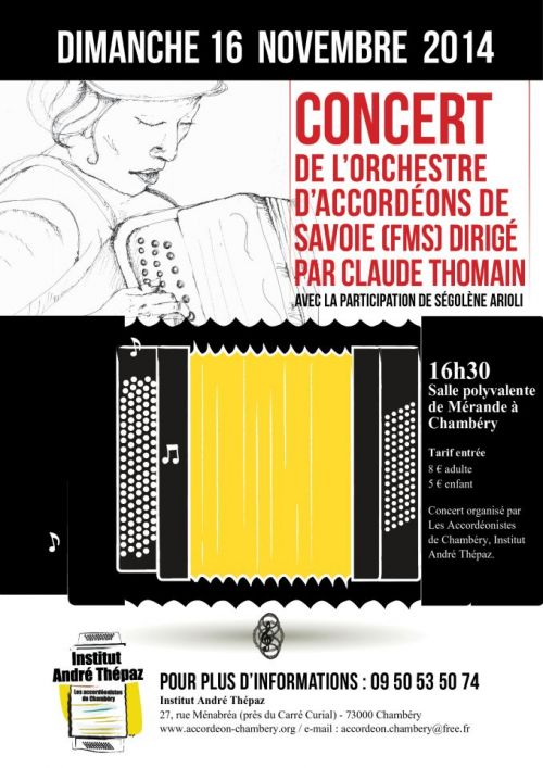 Concert de l'Orchestre d'Accordéons de Savoie (FMS)