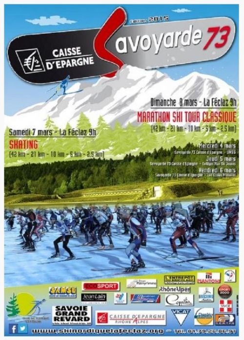 La Savoyarde 73 - course ski nordique à La Féclaz