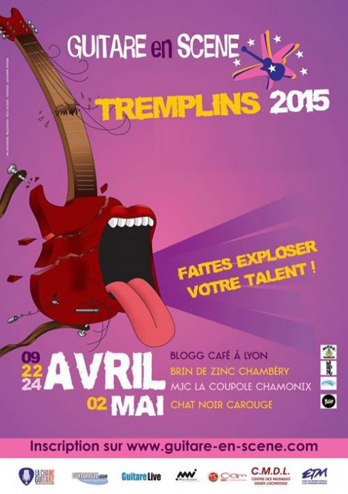 Tremplin Guitare en Scène à Chambéry
