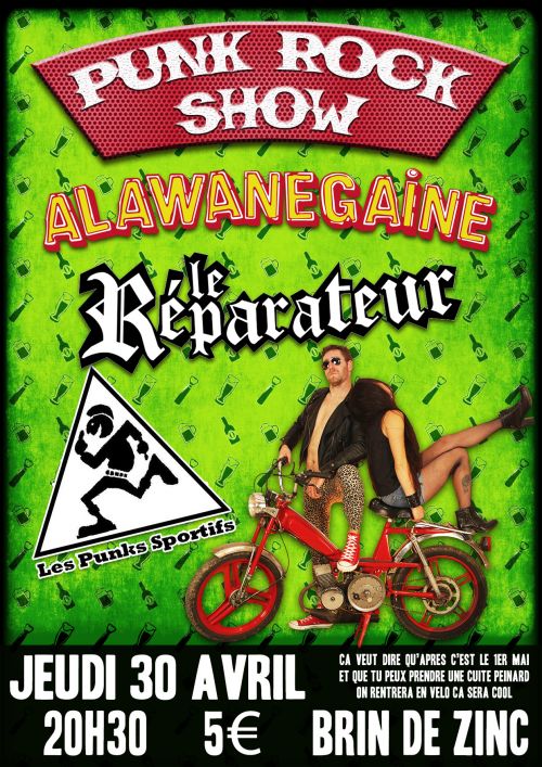 Alawanegaine / Le Réparateur /Les punks Sportifs