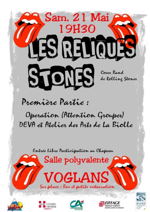 Les RELIQUES STONES en concert (Tribute)