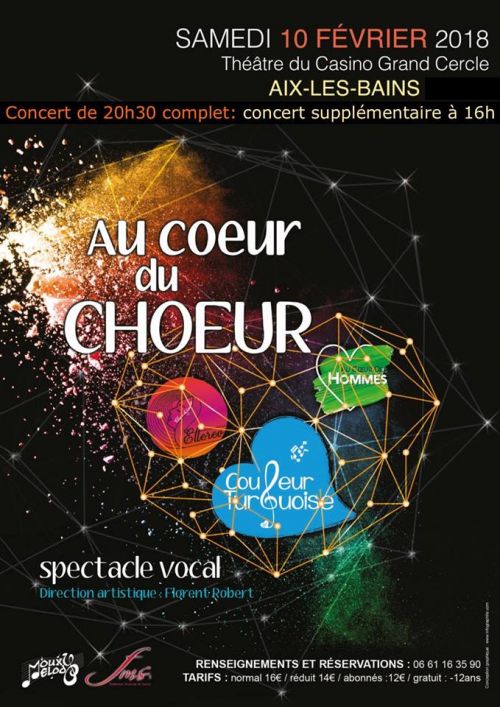 Spectacle vocal "Au cœur du choeur"