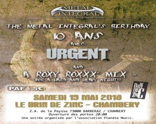 URGENT + A Roxy Roxxx’ Mix (Hard Rock Heavy)