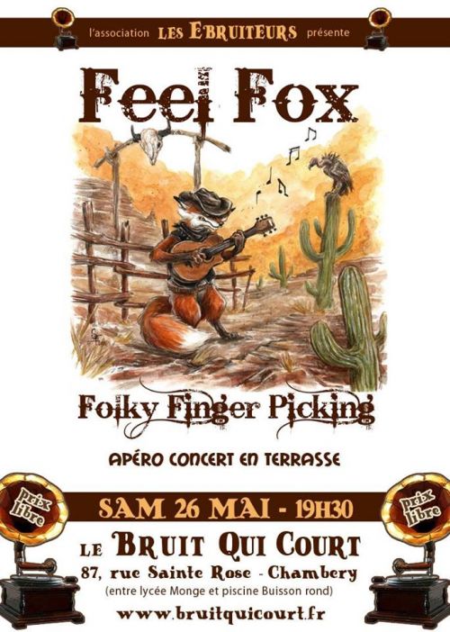 Concert Feel Fox en terrasse