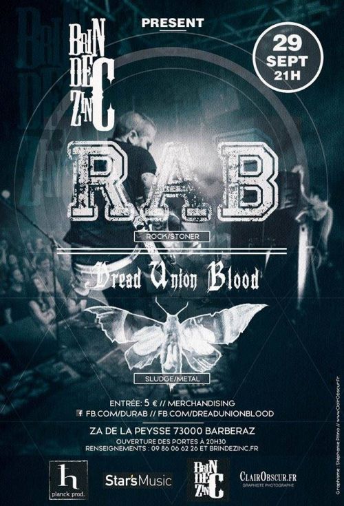 RAB (Rock Stoner) + Dread Union Blood (Métal)