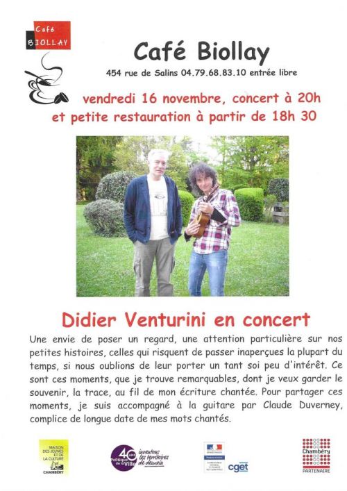 Didier Venturini en concert