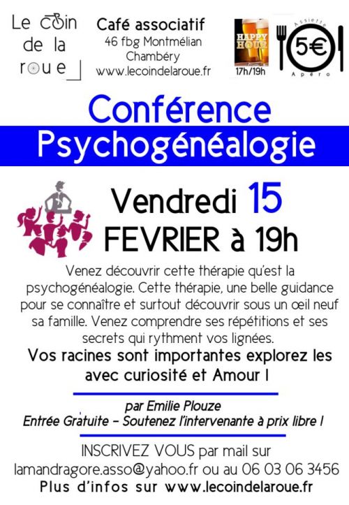 Conférence Psychogénéalogie