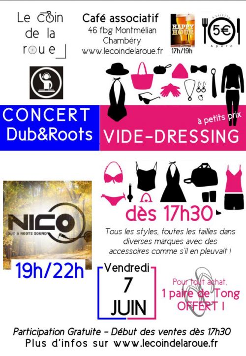 Concert DUB / Vide dressing !