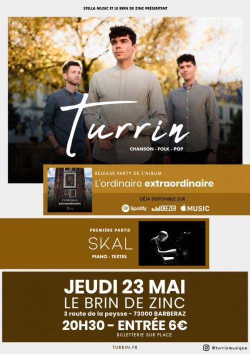 Turrin (Release Party Album) + Skal - Chambéry