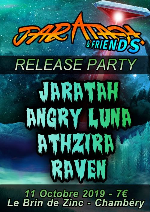 Jaratah Release Party : Jaratah / Angry Luna / Athzira / Raven