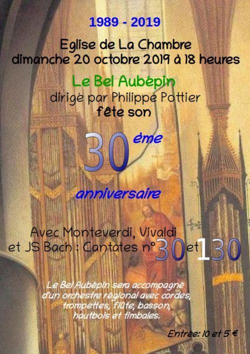 concert anniversaire du Bel Aubépin