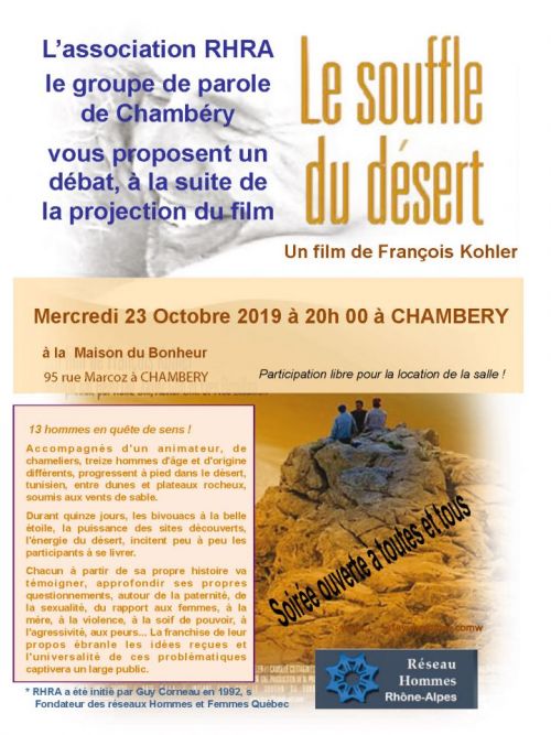 "LE SOUFFLE DU DÉSERT à Chambéry"
