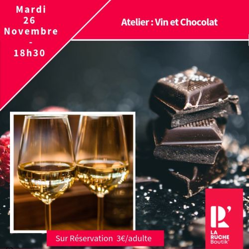 Atelier : Vin - chocolat