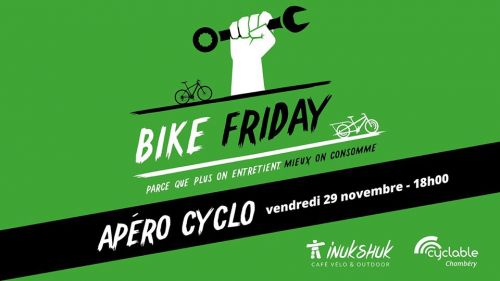 NON au Black Friday OUI au Bike Friday ! L'Apéro Cyclo du Vendredi