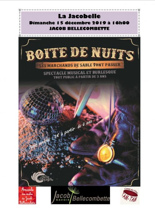 spectacle musical et burlesque "La Boite de Nuits"