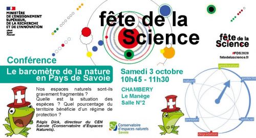 Conférence - présentation du baromètre de la nature des pays de Savoie