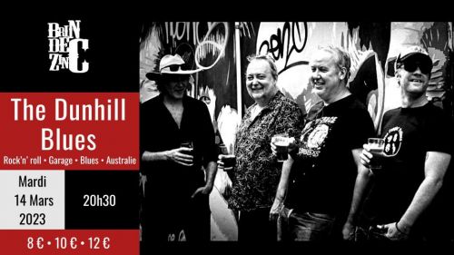 The Dunhill Blues (Rock’n’ roll • Garage • Blues • Australie) • Mardi 14 Mars 2023 Mar. 14 mars 20:30 - 00:00