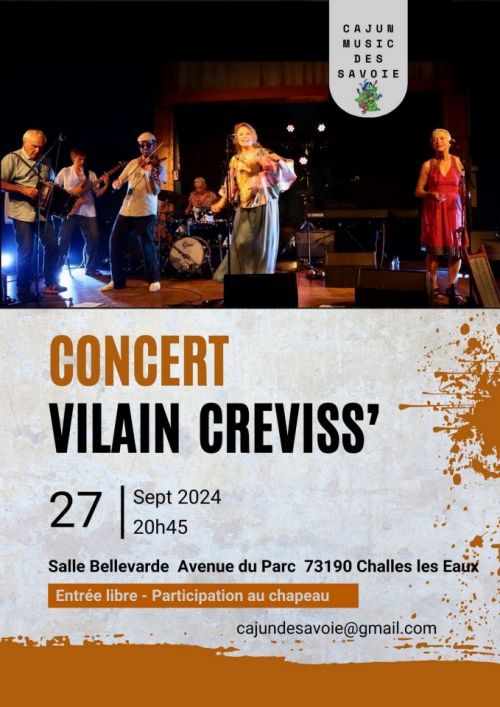 Bal concert avec le groupe Vilain Creviss'